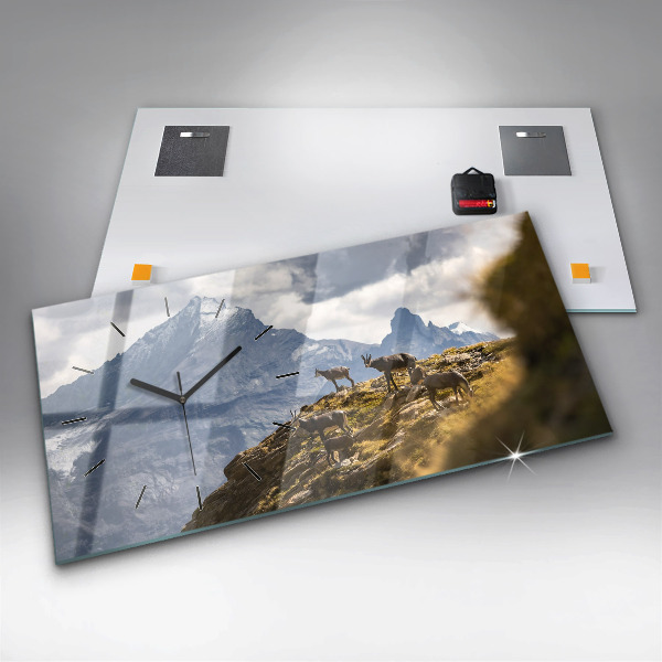 Zegar poziomy Koza w Dolinie Aosta