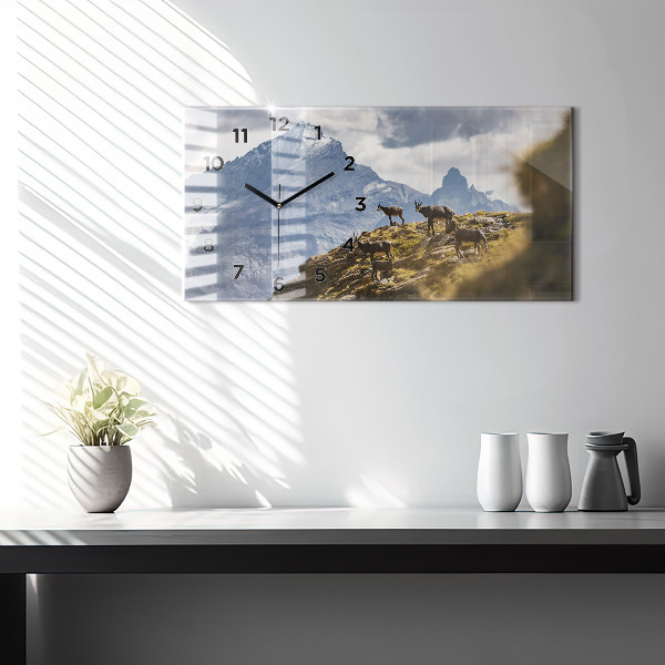 Zegar poziomy Koza w Dolinie Aosta