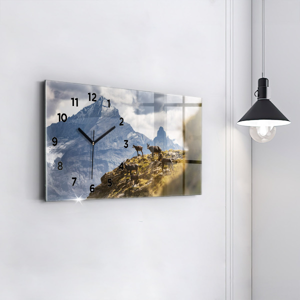 Zegar poziomy Koza w Dolinie Aosta