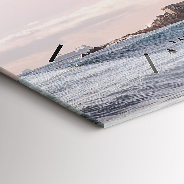 Zegar poziomy Barcelona Surfer