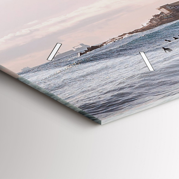 Zegar poziomy Barcelona Surfer