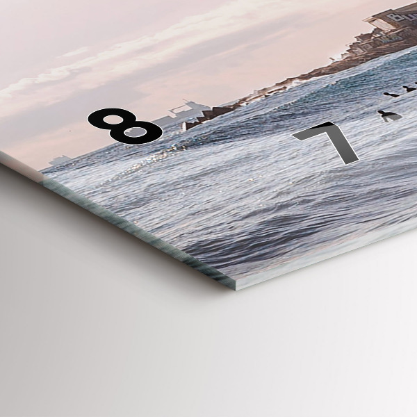 Zegar poziomy Barcelona Surfer