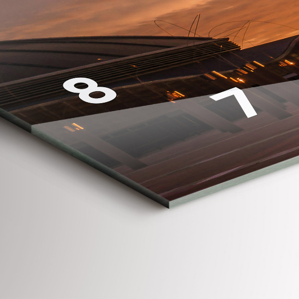 Zegar szklany poziomy Barcelona Park Olimpijski