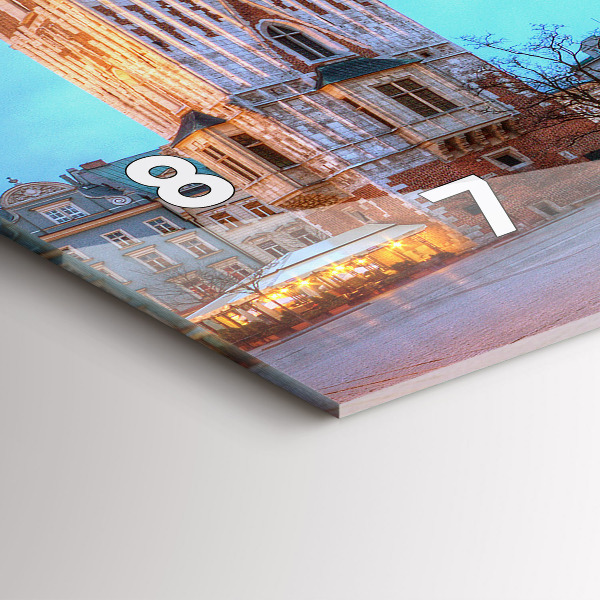 Zegar ścienny poziomy Rynek Główny w Krakowie