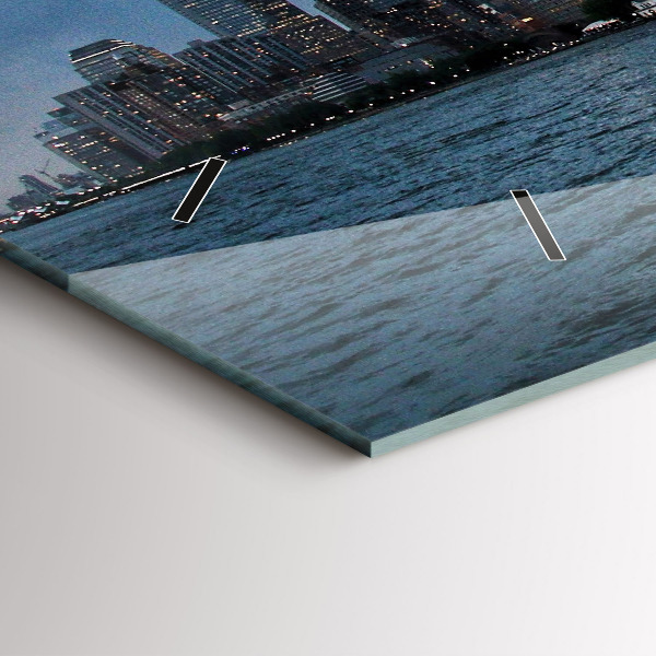 Zegar poziomy Panorama miasta Nowy Jork