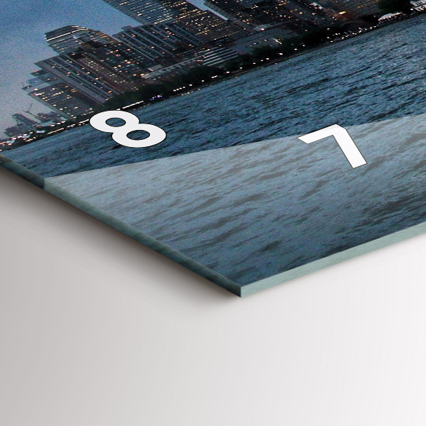 Zegar poziomy Panorama miasta Nowy Jork