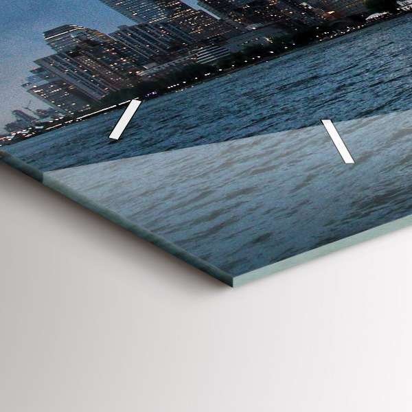 Zegar poziomy Panorama miasta Nowy Jork