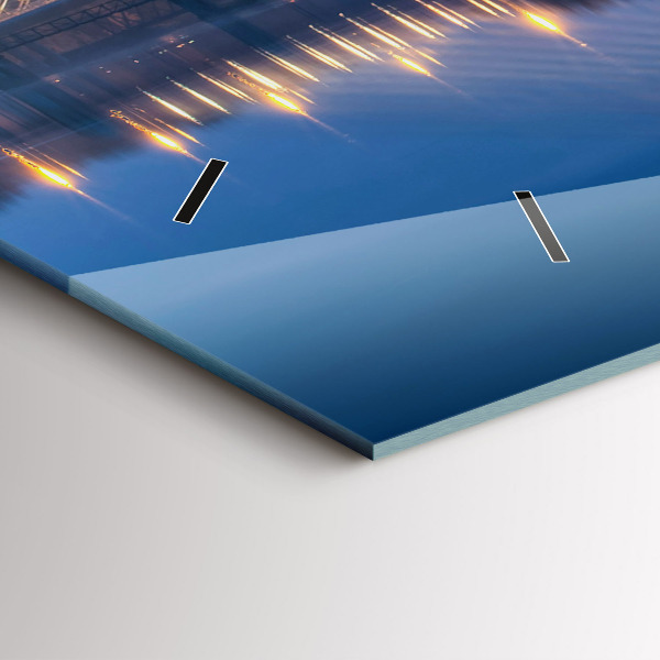 Zegar ścienny poziomy Most Rędziński Wrocław