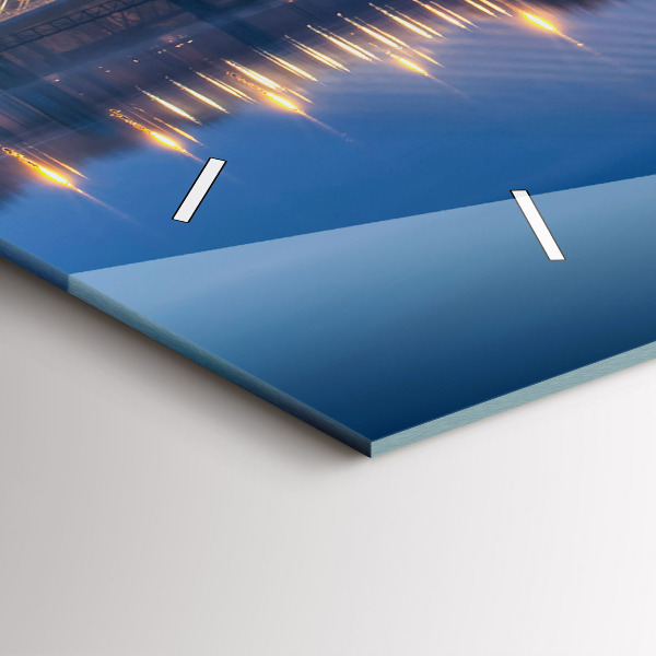 Zegar ścienny poziomy Most Rędziński Wrocław