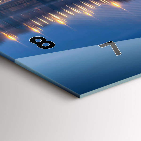 Zegar ścienny poziomy Most Rędziński Wrocław