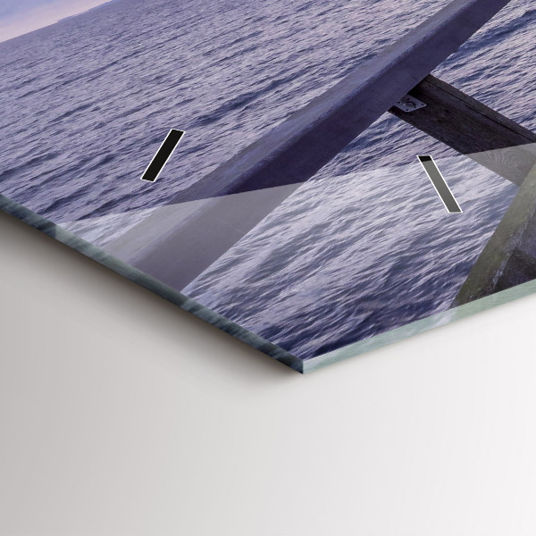 Zegar poziomy Molo na Morzu Bałtyckim