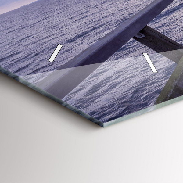 Zegar poziomy Molo na Morzu Bałtyckim