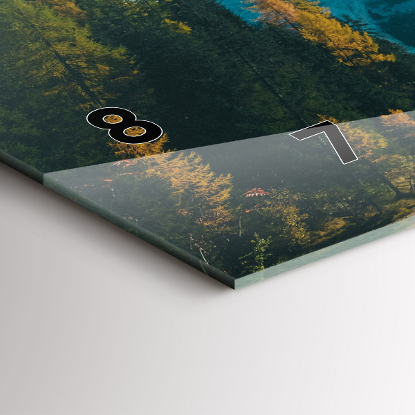 Zegar poziomy Góra i rzeka w Polsce