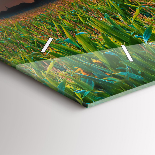 Zegar poziomy Słoneczniki na łące