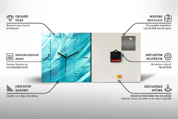 Zegar poziomy Pszenica W Złotej Godzinie