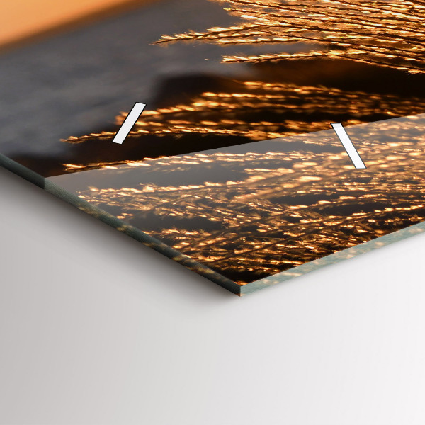 Zegar poziomy Pszenica W Złotej Godzinie