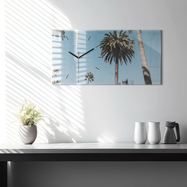 Zegar poziomy Palmy w Los Angeles