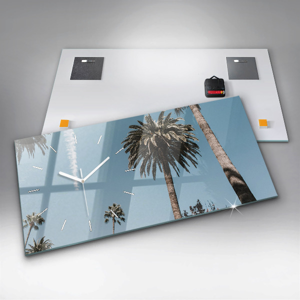 Zegar poziomy Palmy w Los Angeles