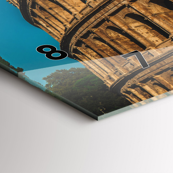 Zegar poziomy Koloseum we Włoszech