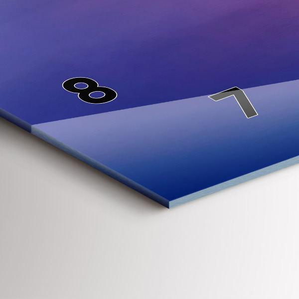 Zegar poziomy Napis Memories