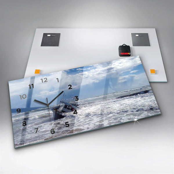 Zegar poziomy Zatonięty statek wodny