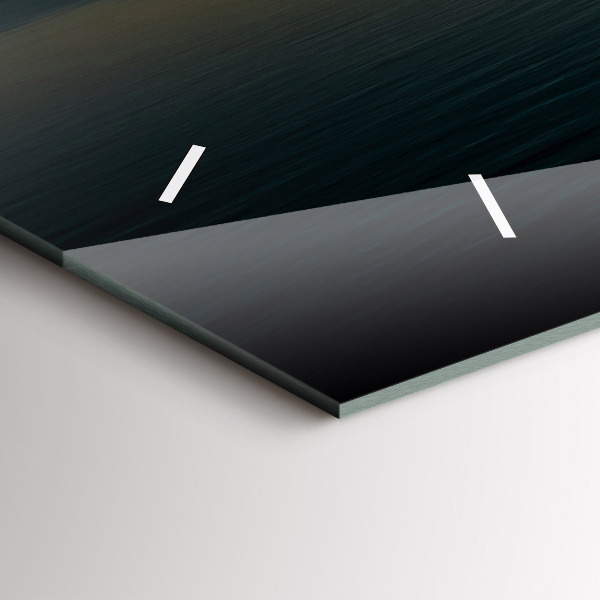 Zegar poziomy Krajobraz na wschód słońca