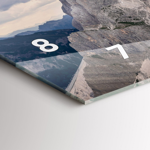 Zegar poziomy Skaliste góry