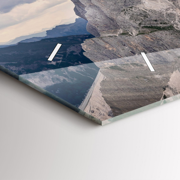 Zegar poziomy Skaliste góry