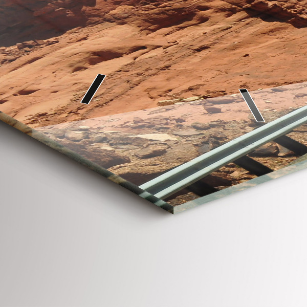 Zegar poziomy Route 66 w USA