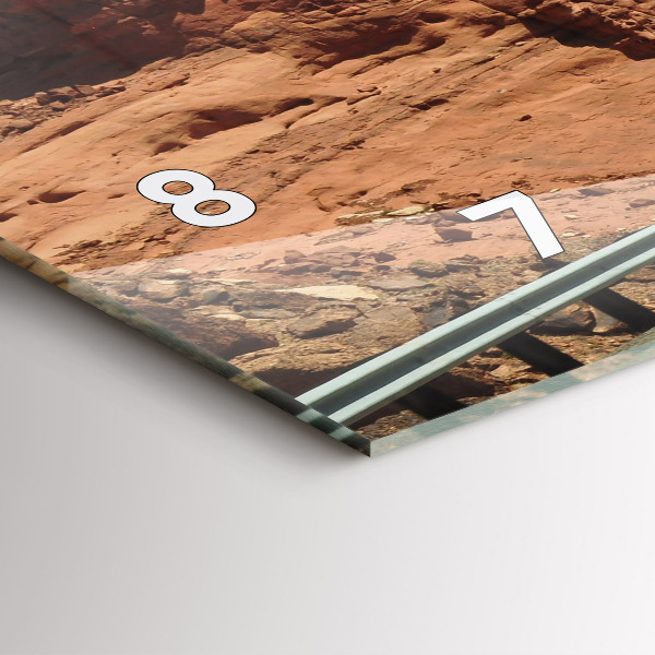 Zegar poziomy Route 66 w USA