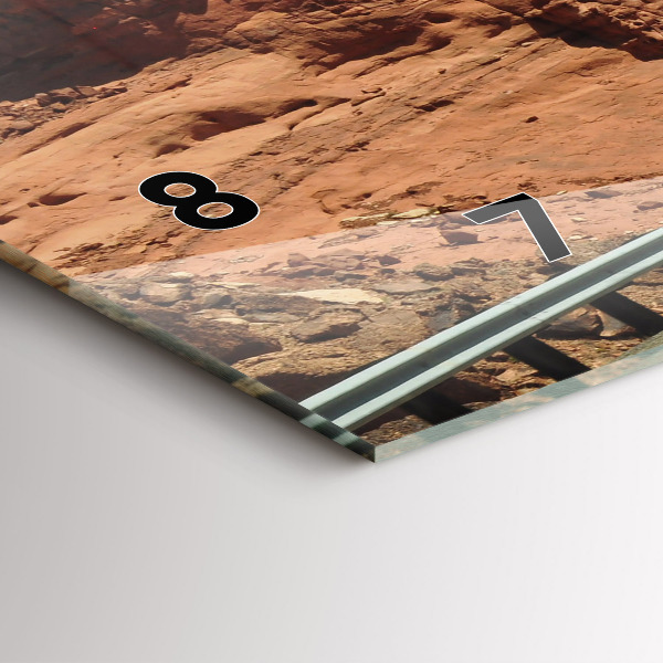 Zegar poziomy Route 66 w USA