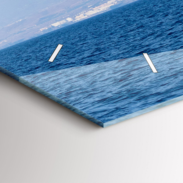 Zegar poziomy Jacht na Teneryfie