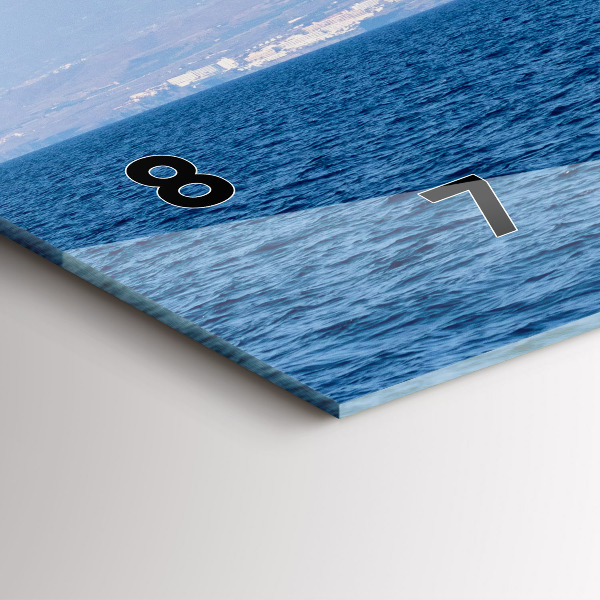 Zegar poziomy Jacht na Teneryfie