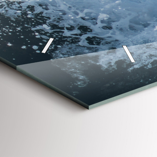 Zegar poziomy Fotografia fal morskich