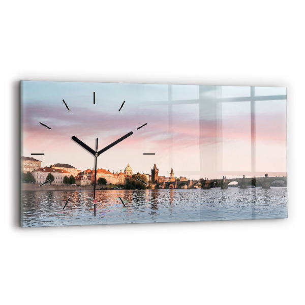 Zegar poziomy Most Karola w Pradze