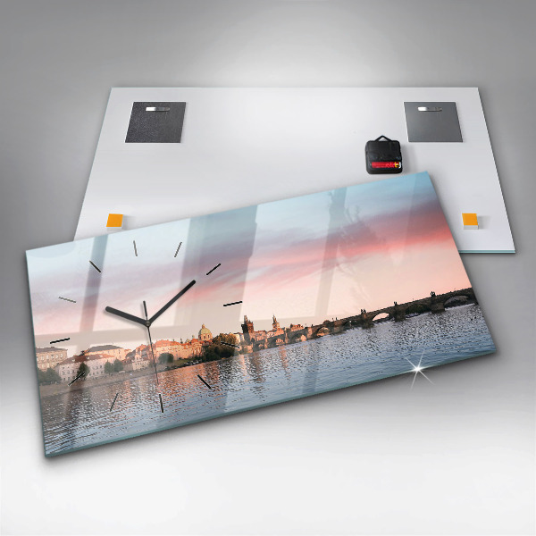 Zegar poziomy Most Karola w Pradze