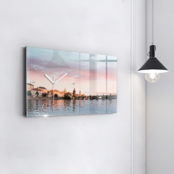 Zegar poziomy Most Karola w Pradze