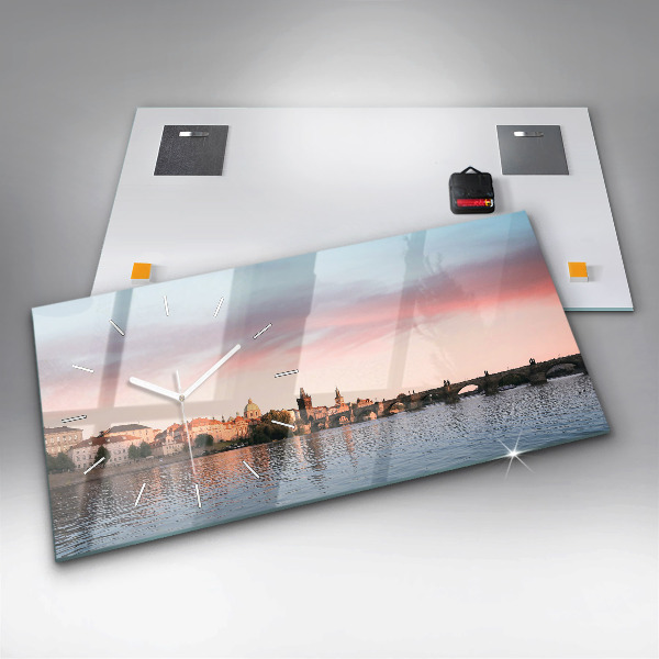 Zegar poziomy Most Karola w Pradze