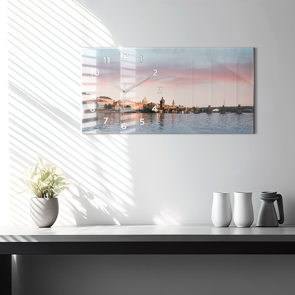 Zegar poziomy Most Karola w Pradze