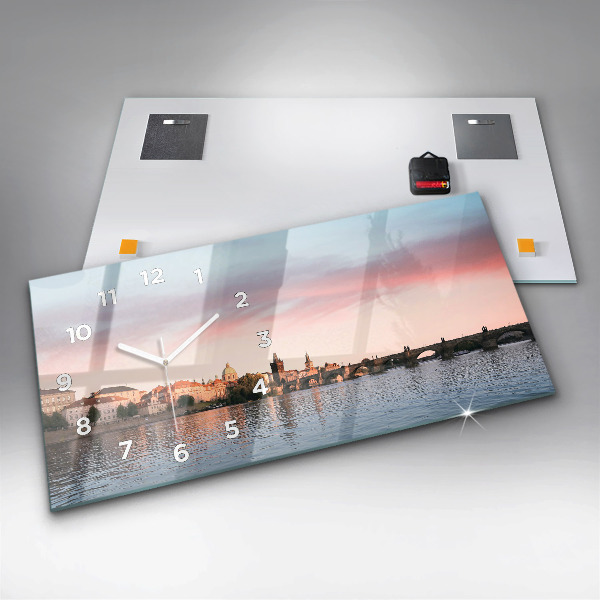 Zegar poziomy Most Karola w Pradze