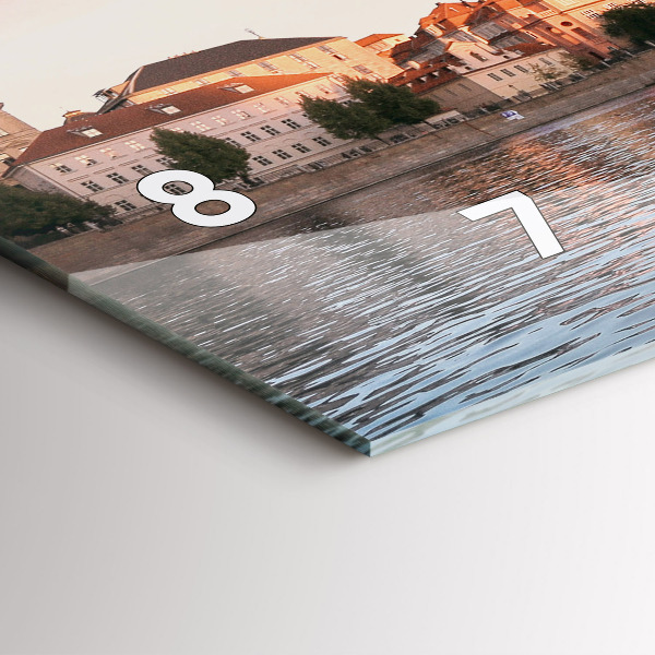 Zegar poziomy Most Karola w Pradze