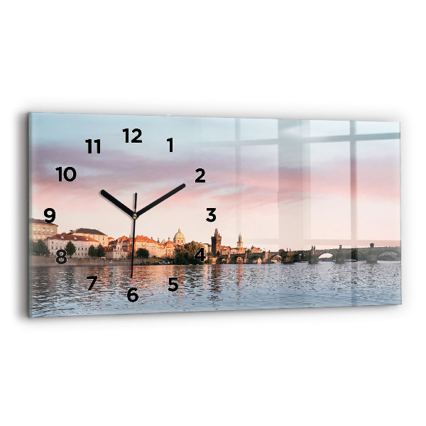 Zegar poziomy Most Karola w Pradze