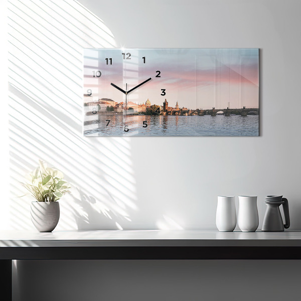 Zegar poziomy Most Karola w Pradze