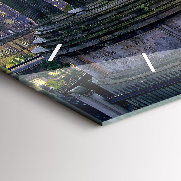 Zegar poziomy Edynburg z Calton Hill