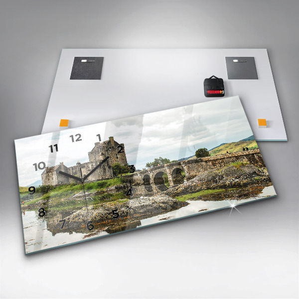 Zegar poziomy Zamek Eilean Donan Szkocja