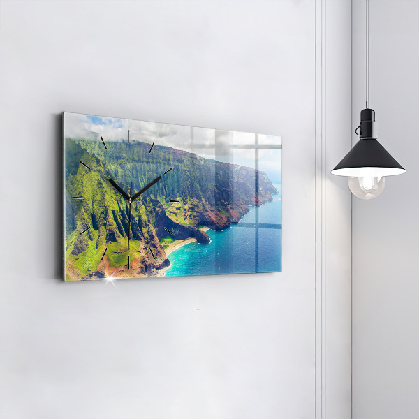 Zegar poziomy Morze na Hawajach