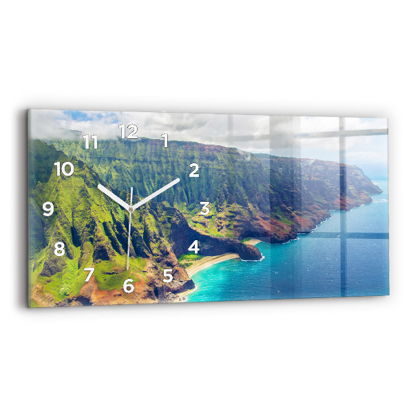 Zegar poziomy Morze na Hawajach