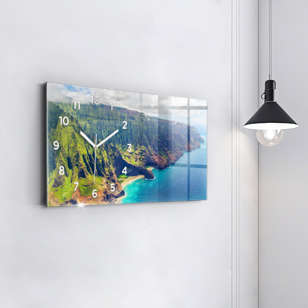 Zegar poziomy Morze na Hawajach