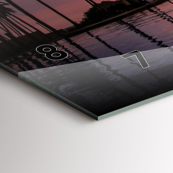 Zegar poziomy Palmy na Hawajach