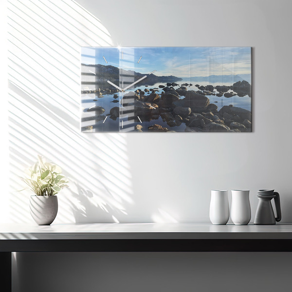 Zegar poziomy Widok na morze